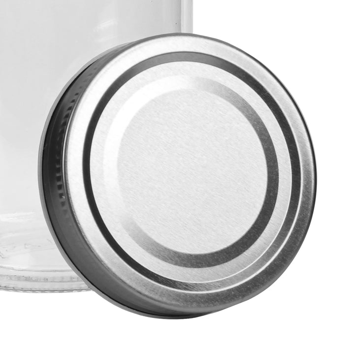 Deckel für Multitalent Schraubglas, silber