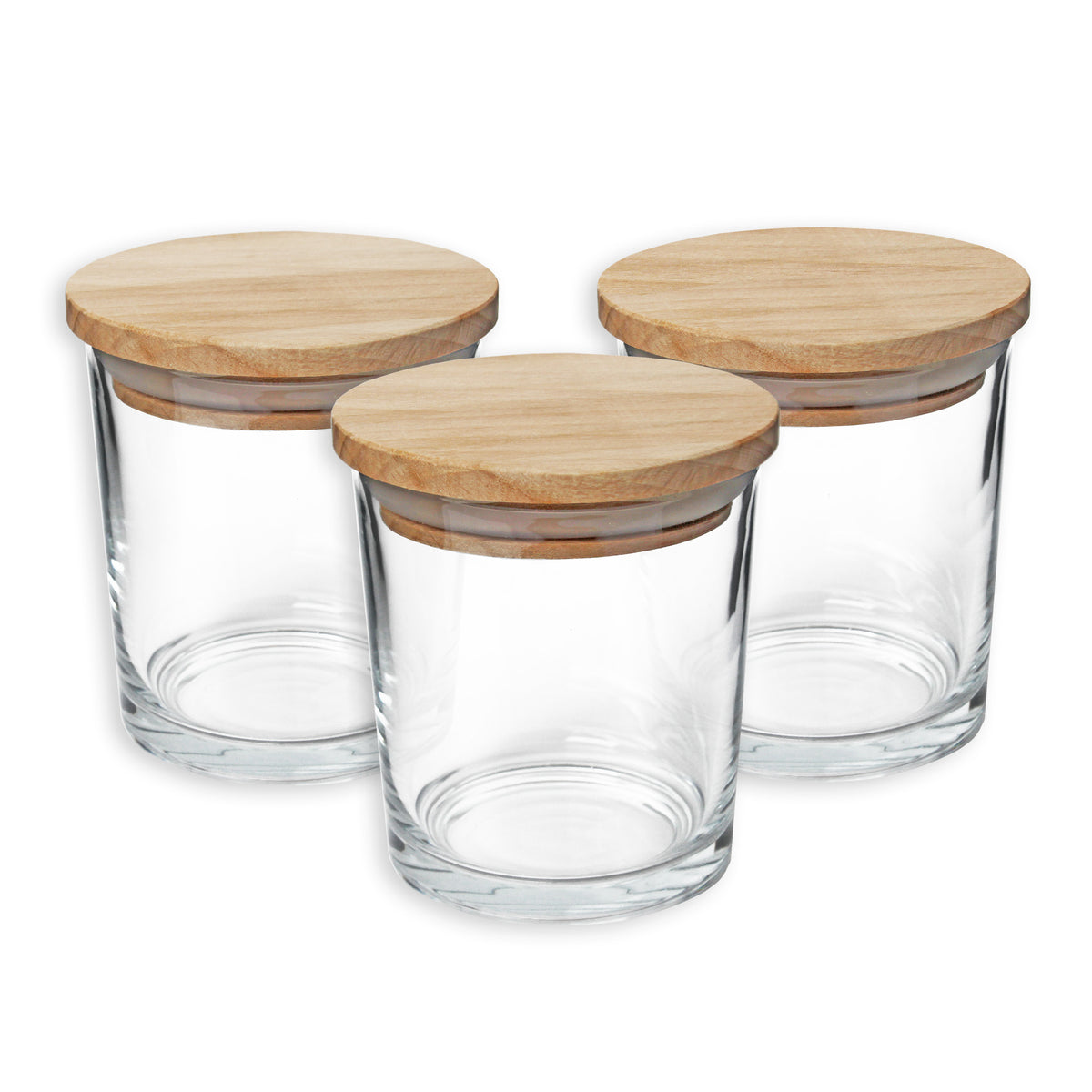 Gewürzgläser Set mit Holzdeckel, 200 ml – Sortinally